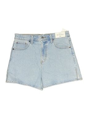 Abercrombie & Fitch Light Blue Denim Mom Shorts